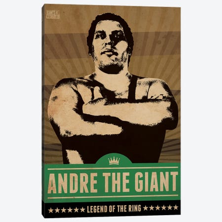 Andre The Giant Canvas Print #SNV168} by Supanova Art Print