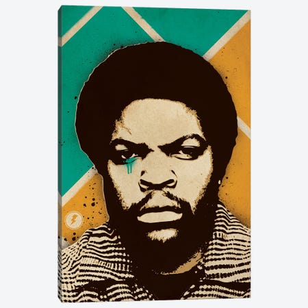 Ice Cube Canvas Print #SNV16} by Supanova Canvas Art