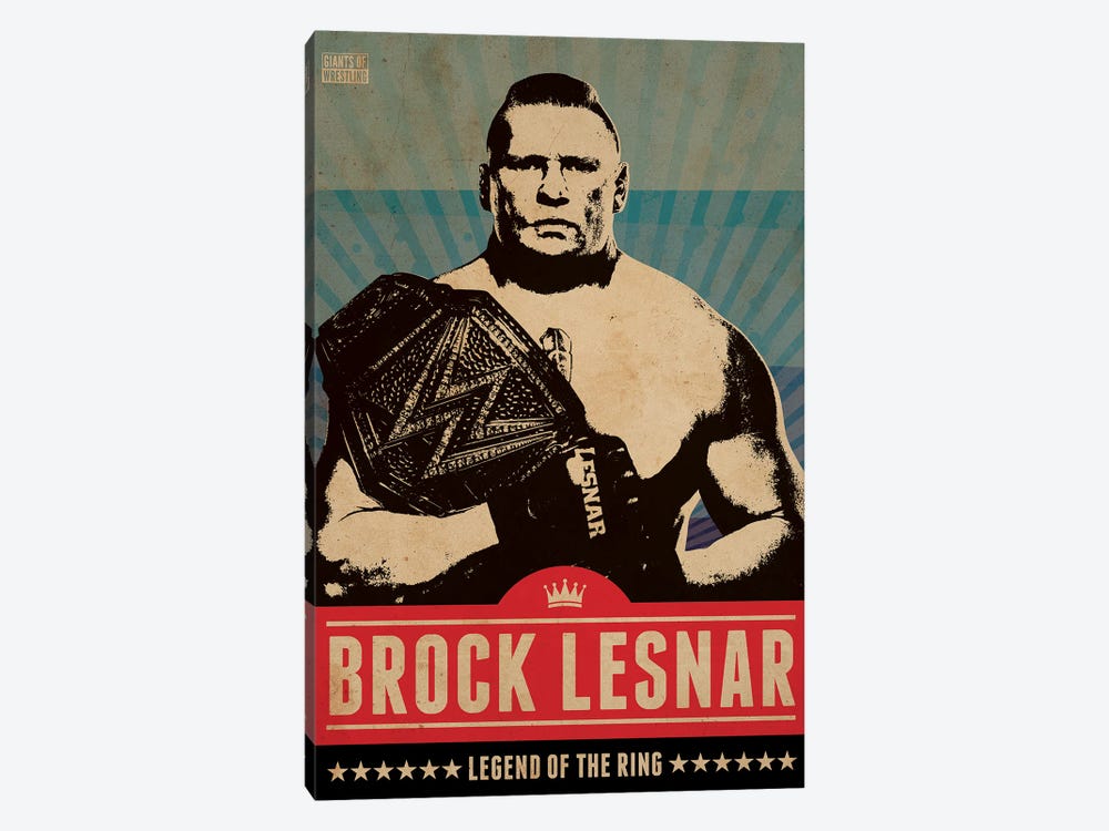 Brock Lesnar by Supanova 1-piece Canvas Art
