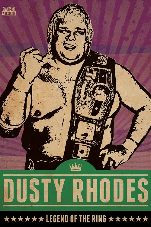 Dusty Rhodes by Supanova wall art