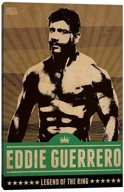 Eddie Guerrero Canvas Art Print - Supanova