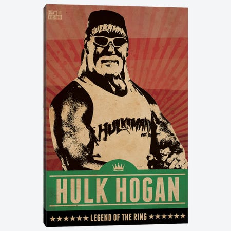 Hulk Hogan Canvas Print #SNV175} by Supanova Canvas Art Print