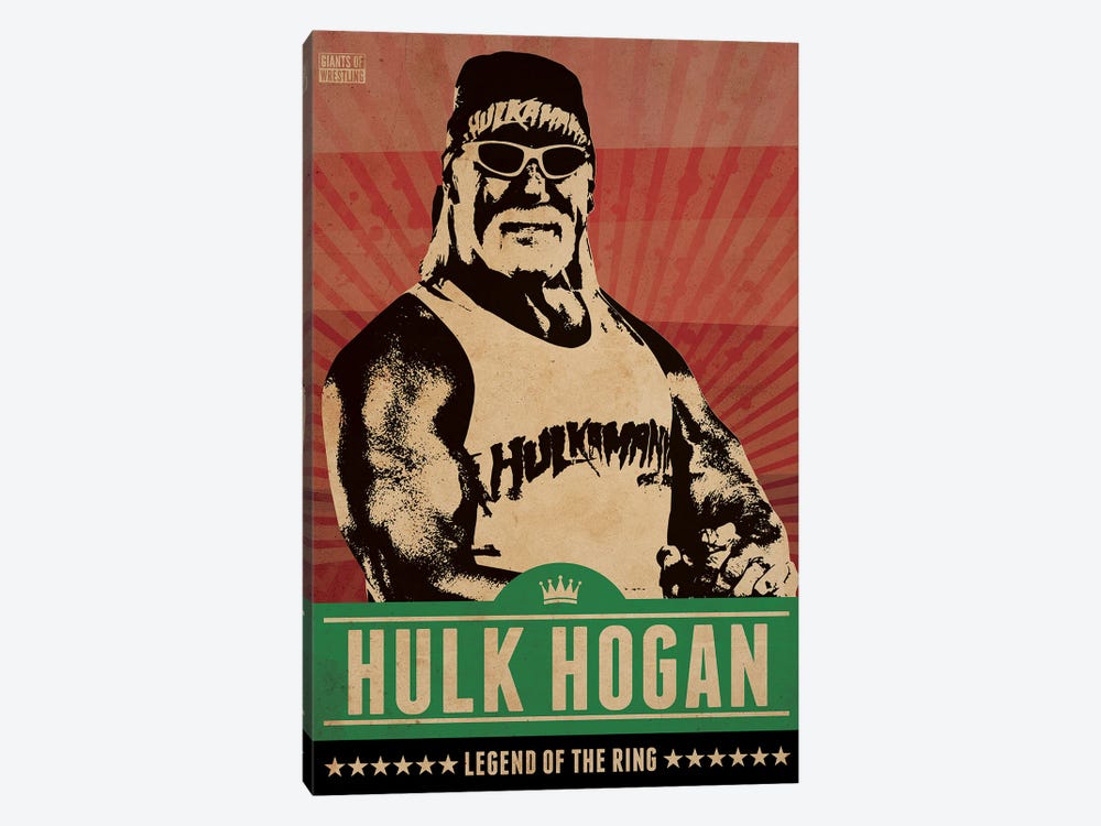 Hulk Hogan by Supanova 1-piece Canvas Art Print