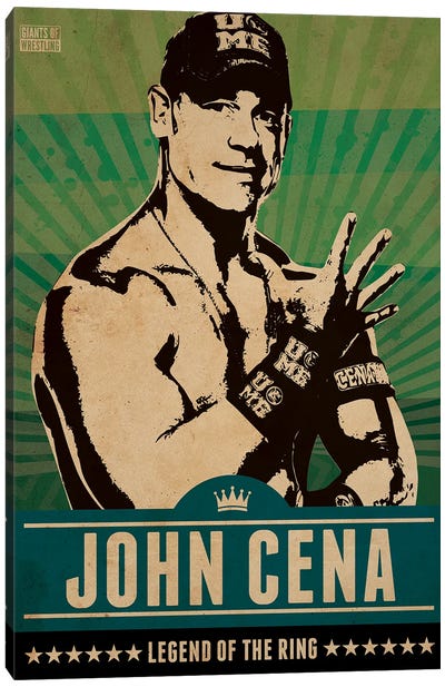 John Cena Canvas Art Print - Limited Edition Sports Art