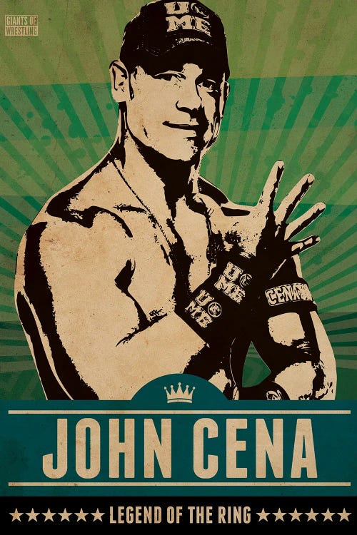 John Cena by Supanova wall art