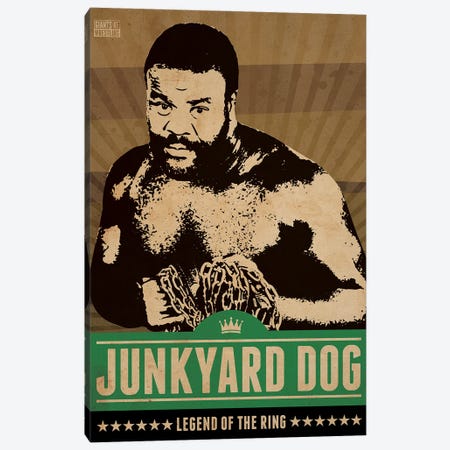 Junkyard Dog Canvas Print #SNV177} by Supanova Canvas Art Print