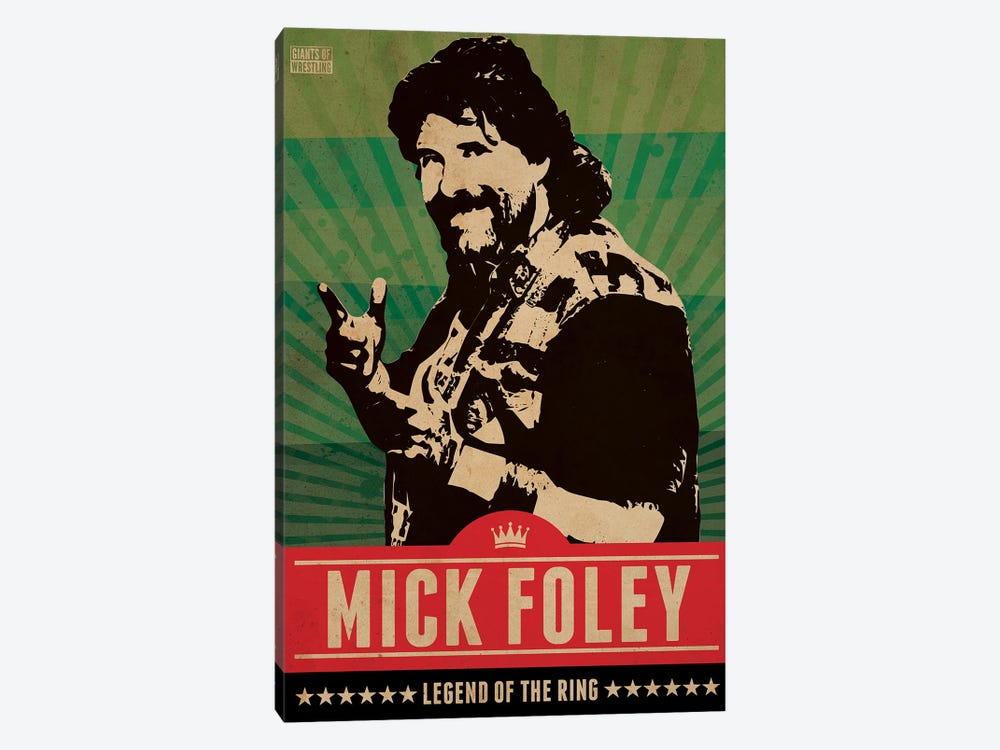 Mick Foley by Supanova 1-piece Art Print