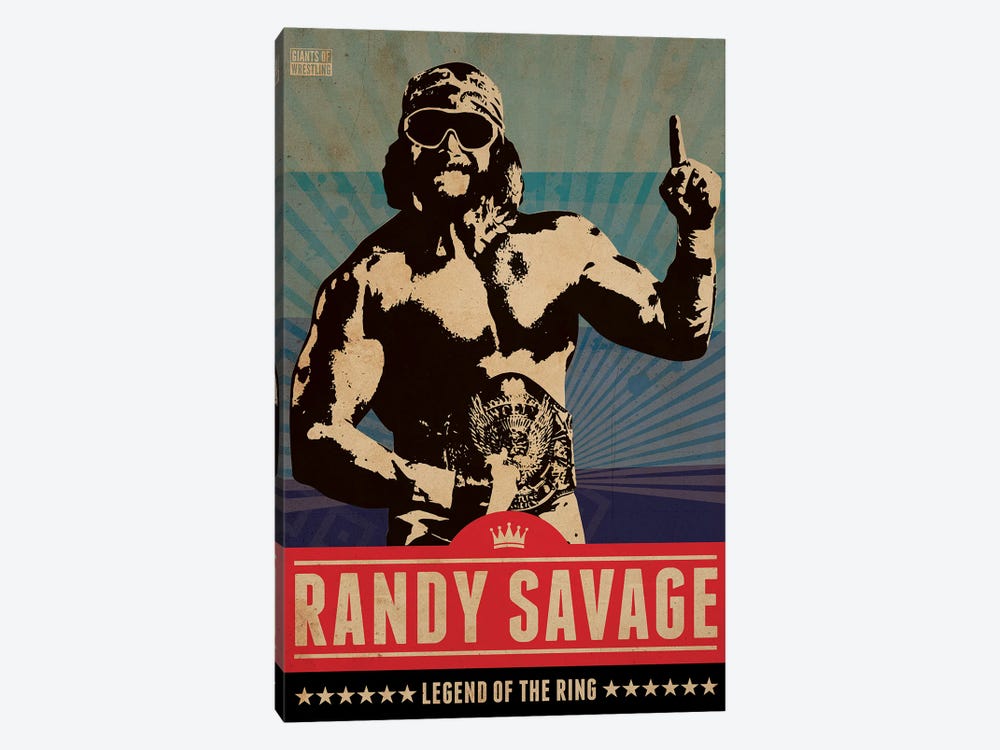 Randy Macho Man Savage by Supanova 1-piece Canvas Print
