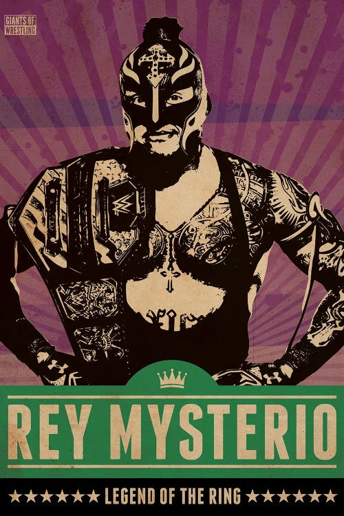 Rey Mysterio by Supanova wall art