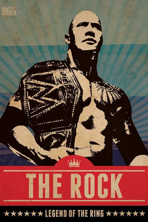 The Rock by Supanova wall art