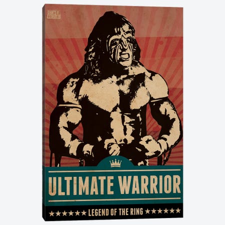 Ultimate Warrior Canvas Print #SNV189} by Supanova Canvas Art Print