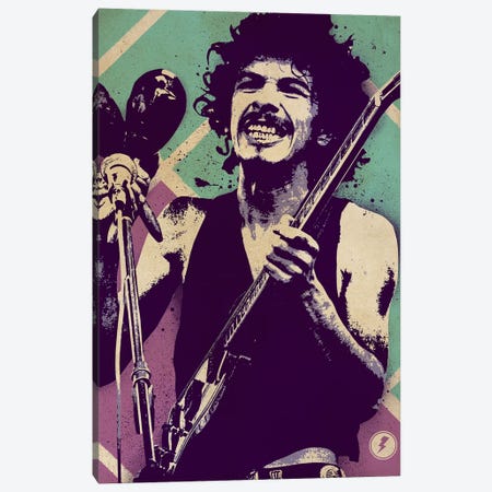 Carlos Santana Music Canvas Print #SNV190} by Supanova Canvas Wall Art