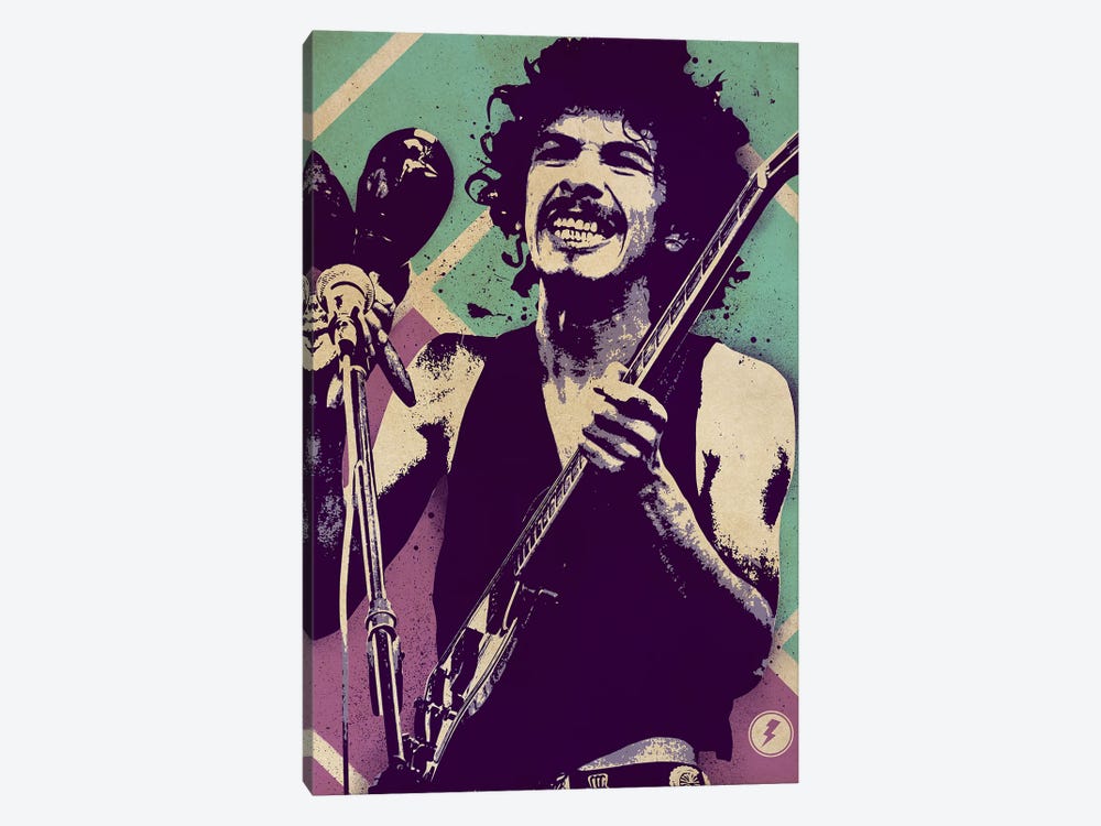 Carlos Santana Music by Supanova 1-piece Canvas Art