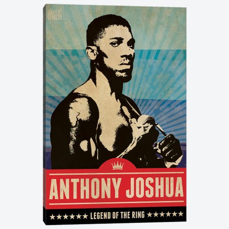 Anthony Joshua Boxing Canvas Print #SNV191} by Supanova Canvas Art
