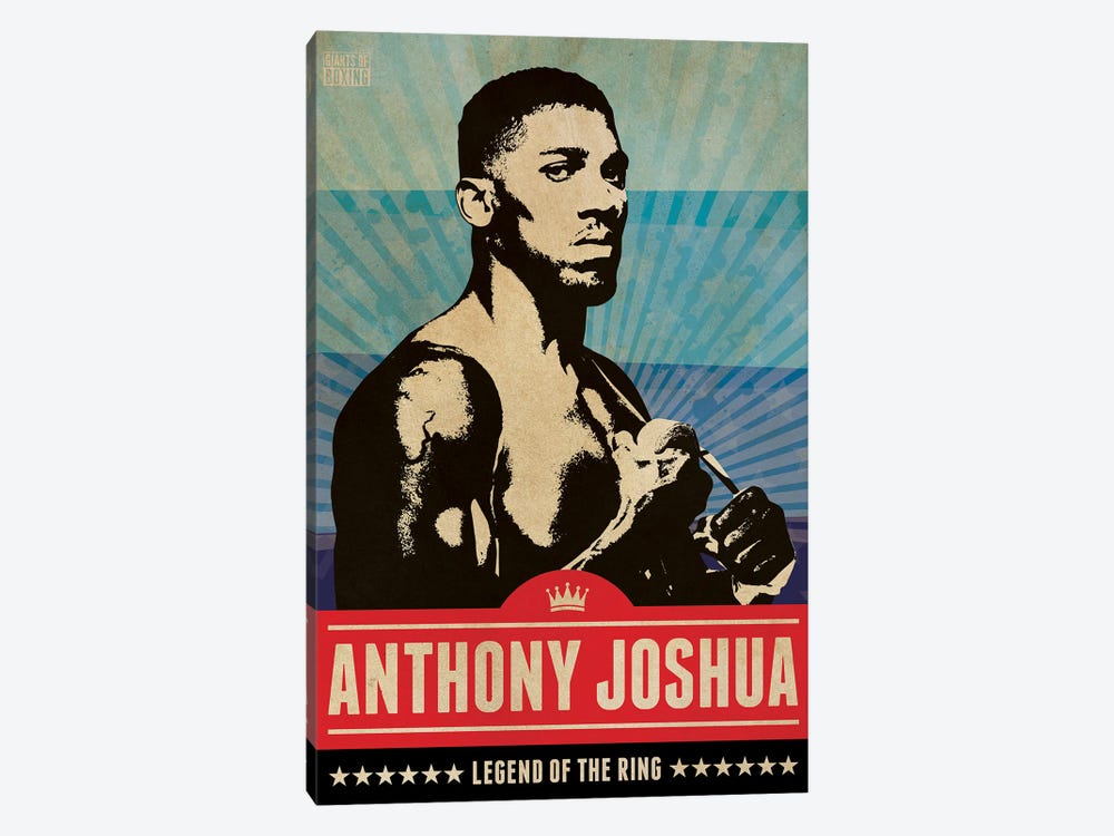 Anthony Joshua Boxing by Supanova 1-piece Canvas Art Print