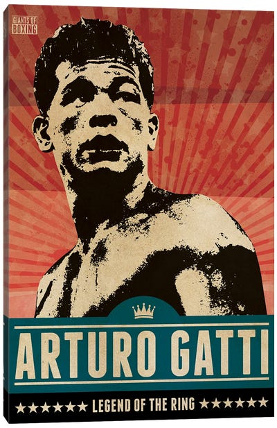 Arturo Gatti Boxing Canvas Art Print - Limited Edition Sports Art