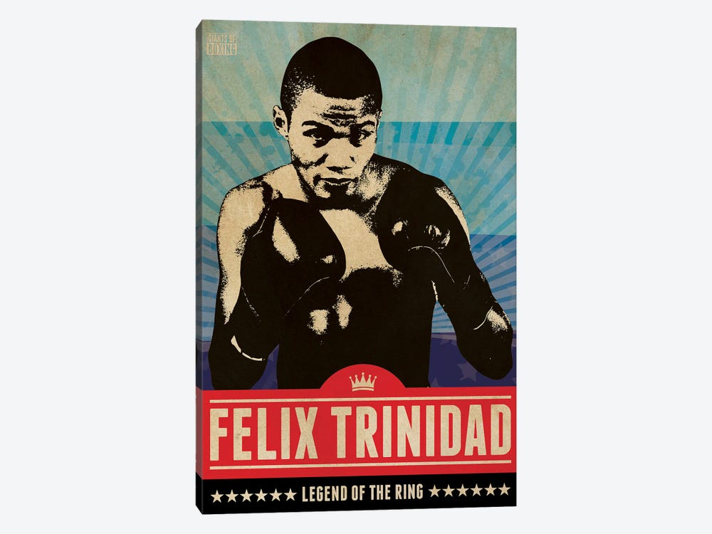 Felix Trinidad Boxing by Supanova 1-piece Art Print