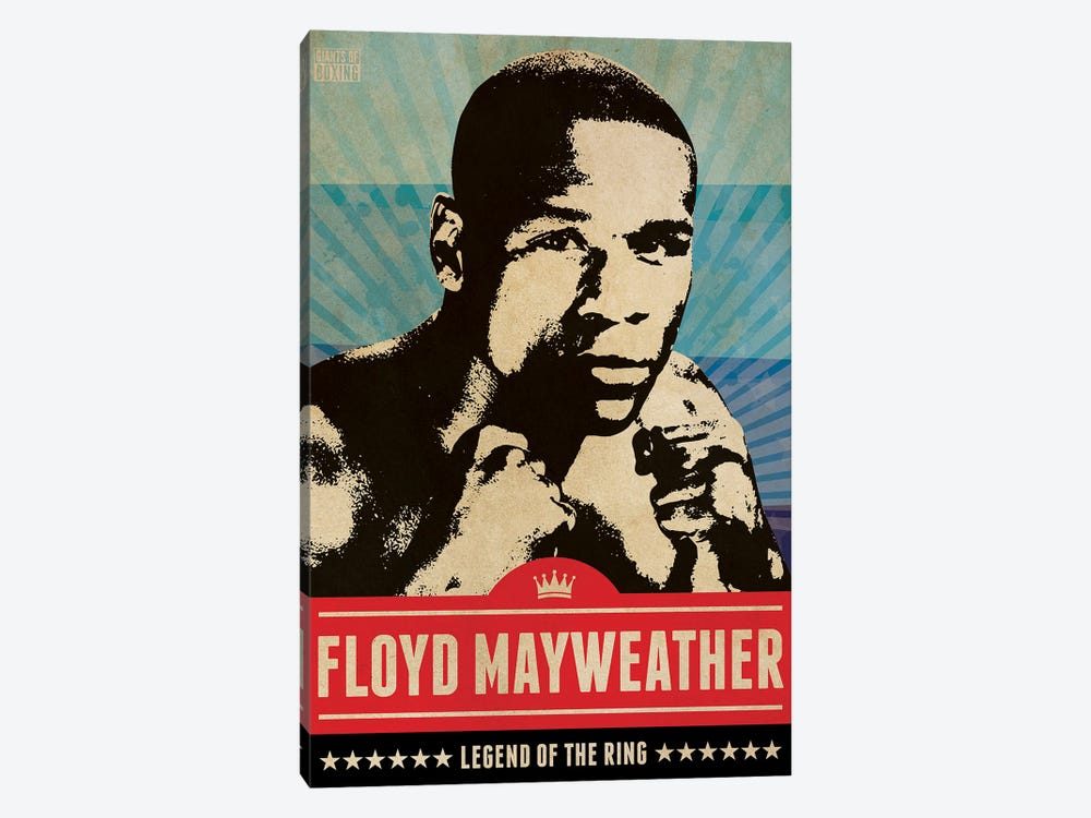 Floyd Mayweather Jr Boxing by Supanova 1-piece Canvas Wall Art