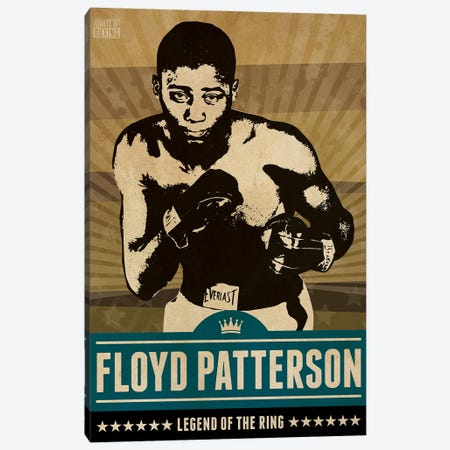 Floyd Patterson Boxing Canvas Print #SNV197} by Supanova Art Print