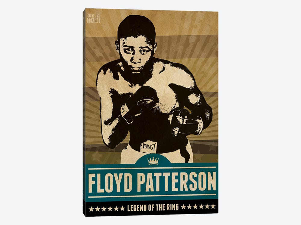 Floyd Patterson Boxing by Supanova 1-piece Canvas Print