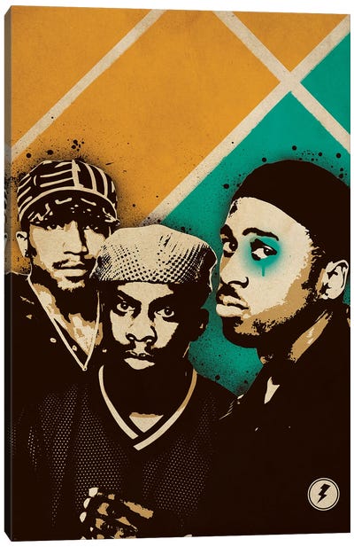 A Tribe Called Quest Canvas Art Print - Rap & Hip-Hop Art