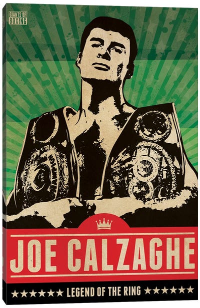 Joe Calzaghe Boxing Canvas Art Print - Boxing Art