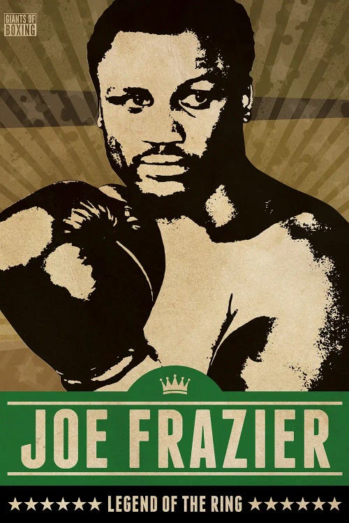Joe Frazier Boxing by Supanova wall art