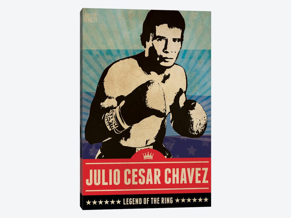 Julio Cesar Chavez Boxing by Supanova 1-piece Art Print