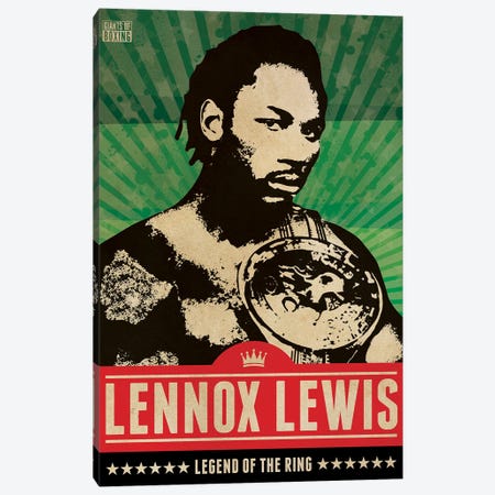 Lennox Lewis  Boxing Canvas Print #SNV205} by Supanova Canvas Art Print