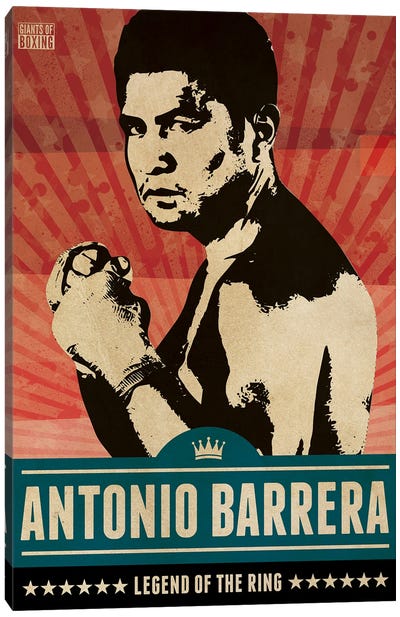 Marco Antonio Barrera Boxing Canvas Art Print - Limited Edition Sports Art
