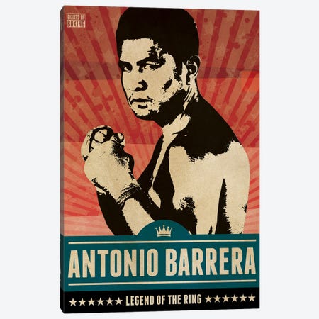 Marco Antonio Barrera Boxing Canvas Print #SNV207} by Supanova Canvas Print
