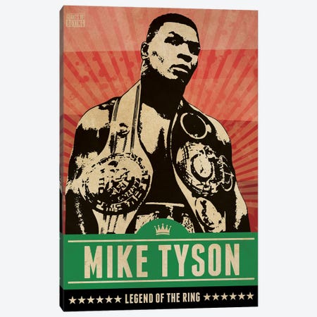 Mike Tyson Boxing Canvas Print #SNV209} by Supanova Canvas Wall Art