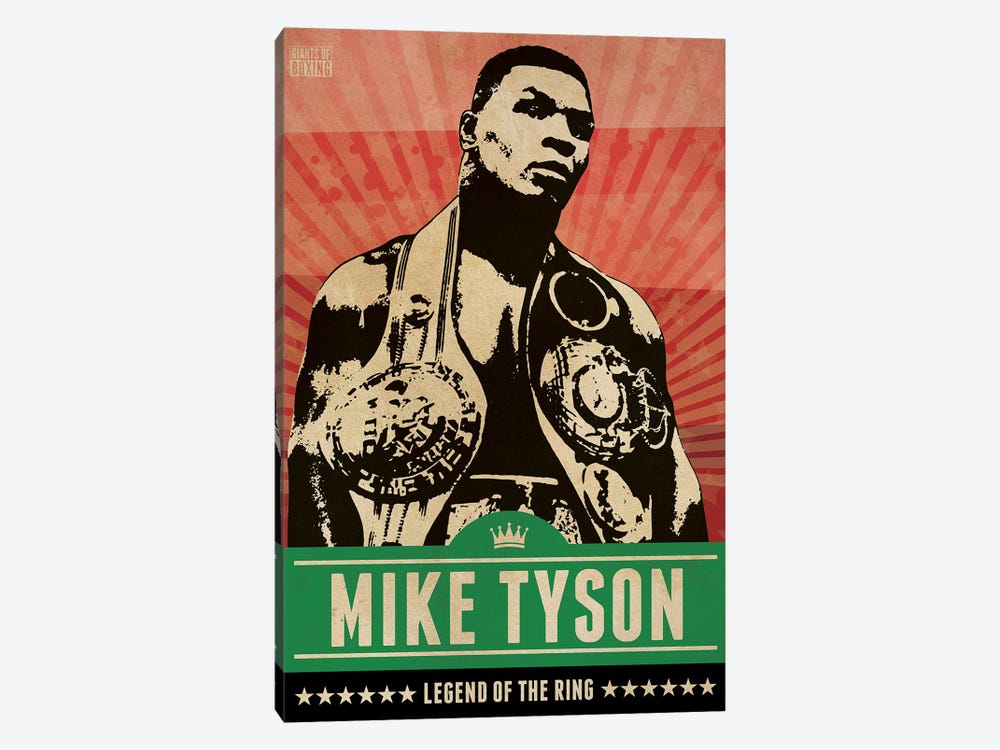 Mike Tyson Boxing by Supanova 1-piece Canvas Art
