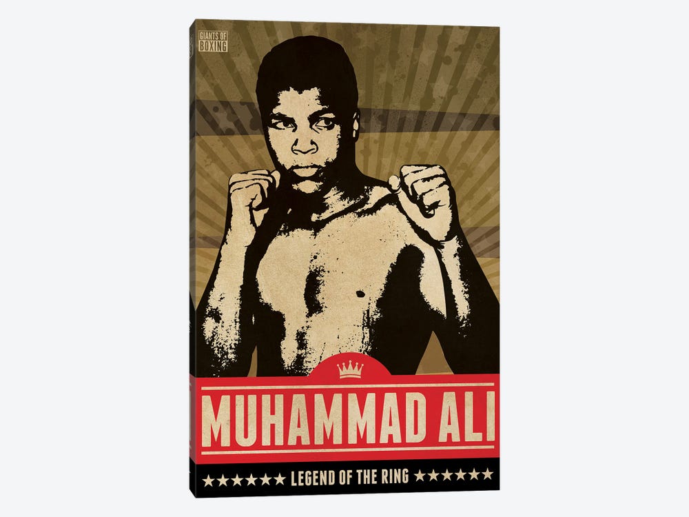 Muhammad Ali Boxing by Supanova 1-piece Canvas Wall Art