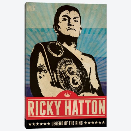 Ricky Hatton Boxing Canvas Print #SNV212} by Supanova Art Print