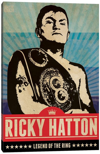 Ricky Hatton Boxing Canvas Art Print - Boxing Art