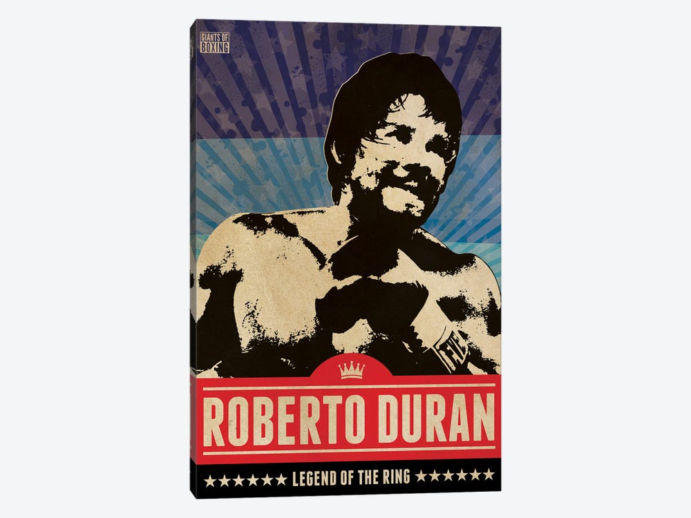 Roberto Duran Boxing by Supanova 1-piece Canvas Art Print