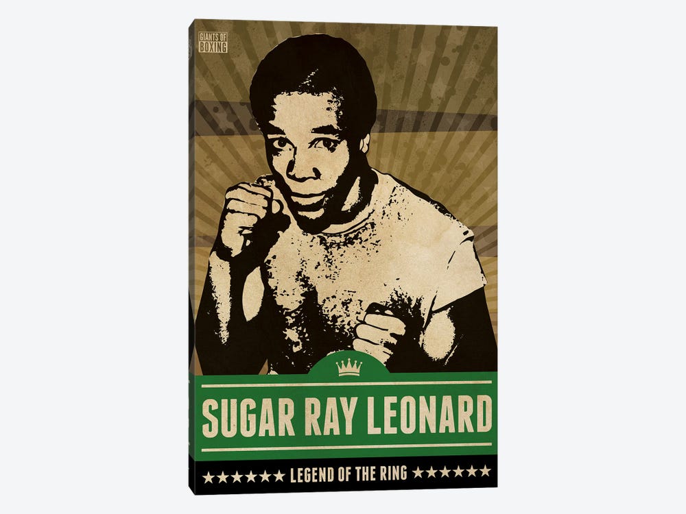 Sugar Ray Leonard Boxing by Supanova 1-piece Canvas Art