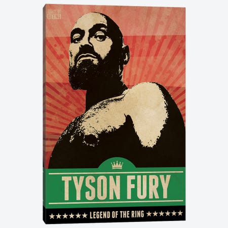 Tyson Fury Boxing Canvas Print #SNV219} by Supanova Canvas Art Print