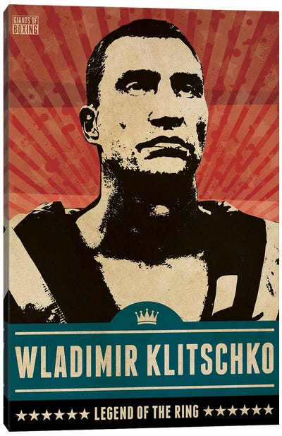 Wladimir Klitschko Boxing Canvas Art Print - Boxing Art