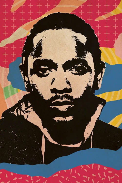Kendrick Lamar by Supanova wall art