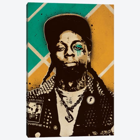Lil Wayne Canvas Print #SNV23} by Supanova Canvas Wall Art
