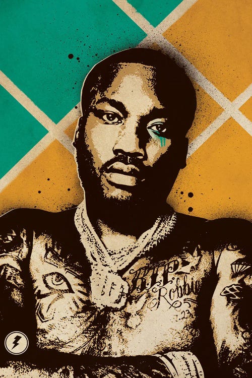 Meek Mill by Supanova wall art