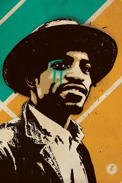 Andre 3000 Outkast by Supanova wall art