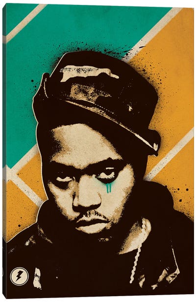 Nas Canvas Art Print - Rap & Hip-Hop Art