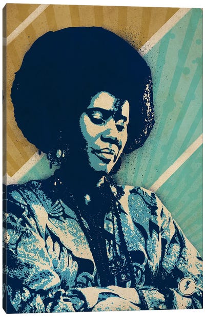 Alice Coltrane Canvas Art Print - Jazz Art