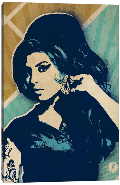 Amy Winehouse Canvas Art Print - Supanova
