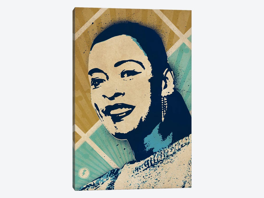 Billie Holiday by Supanova 1-piece Canvas Art Print