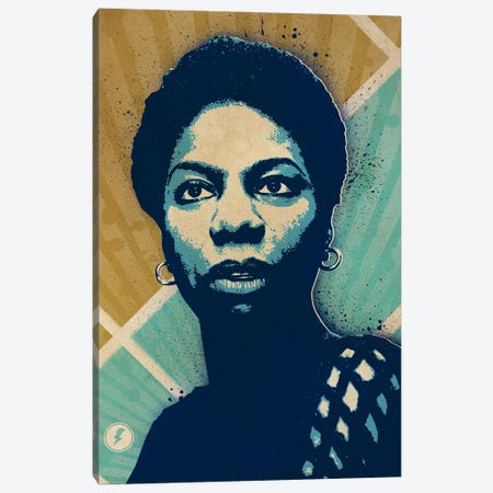 Nina Simone Canvas Print #SNV47} by Supanova Canvas Print