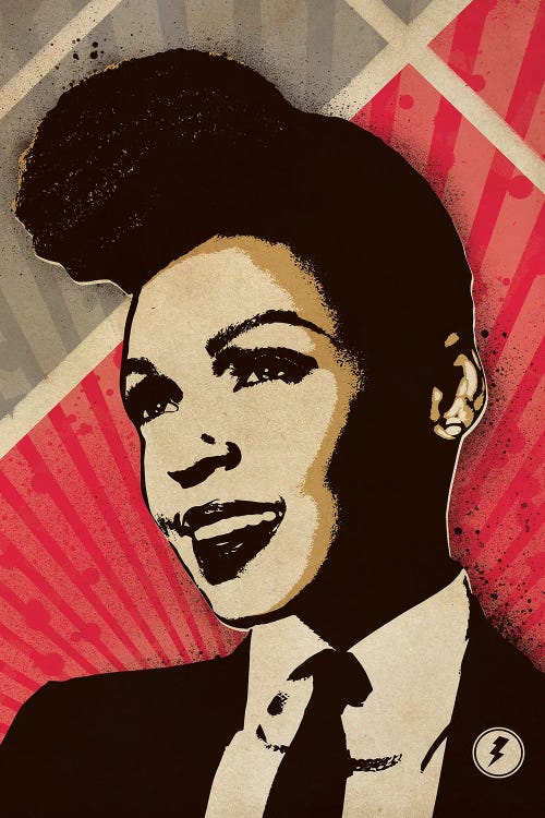 Janelle Monae by Supanova wall art